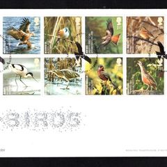 2007 Great Britain Birds - UK Species in Recovery Commemorative Stamps addressed First Day Cover (FDC) with Edinburgh pictorial cancel.