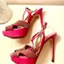 Pink and Gold Gina Stiletto Heels with Crystals Size 6 Image 9