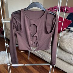 Crop top brown size M