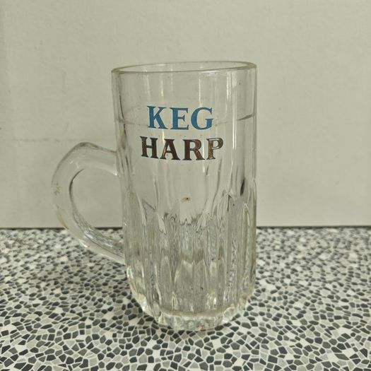 Set of 3 Harp Half Pint Glass Tankard