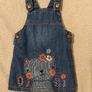 Denim Pinafore Dress And Top Set Image 6