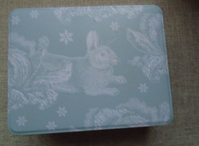 Storage tin, Thornback & Peel Winter rabbit tin, Tin Box,Gift.Storage