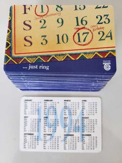 1994 pocket calendars