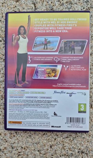 Xbox 360 Kinect Games Exercise Bundle.  Five Games