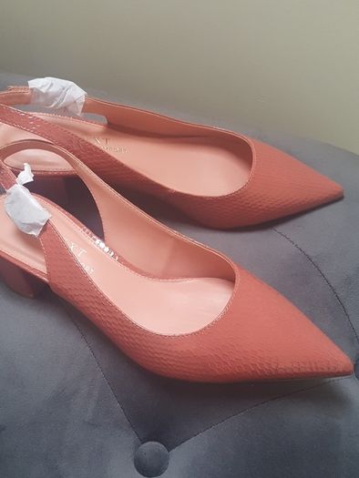 Size 7 Next heels dusty pink