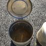 4 Vintage Stainless Steel Medical bins Image 3
