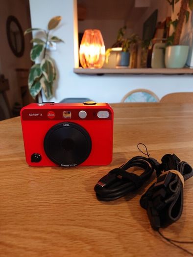 Leica Sofort 2 Instax Instant Camera Red