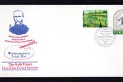 1981 Ireland 150th Anniversary of the Birth of Jeremiah O'Donovan Rossa. Irish Art: Railway Embankment by WJ Leech Stamps Commemorative Stamp Illustrated The Irish Times First Day Cover (FDC)