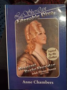 Margaret Burke Sheridan / Irish Pima- Donna / Anne Chambers / signed/ 1st. Ed. / 1989