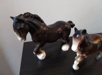 Two Clydesdale Horses