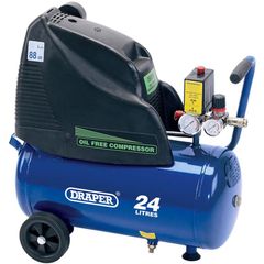 Draper Oil-Free Air Compressor, 24L