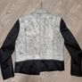 Sandro crincled leather monochrome jacket size 2 10 Image 5