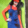 Smiffys Zombie Plumber Female Fancy Dress Costume Image 2