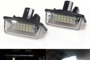 2 Pcs LED Number License Plate Light Lamp Super White Error Free For Toyota Avensis Camry Yaris For Peugeot Citroen 206