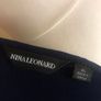 Nina Leonard navy/floral blouse (4XL) Image 6
