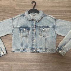 Girls Cropped Denim Jacket
