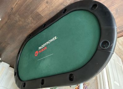 Poker tables used good with folding legs