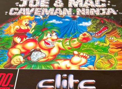 SNES Joe and Mac Caveman Ninja Boxed - RARE