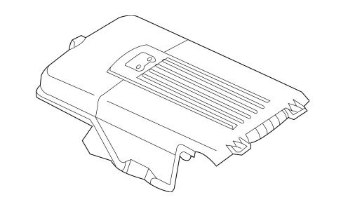 Audi Q , VW VAG battery cover part no 3C0-915-443-A