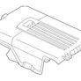 Audi Q , VW VAG battery cover part no 3C0-915-443-A Image 4