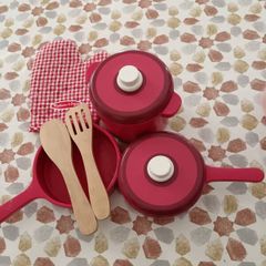 Melissa and Doug Toy Wooden Pan Set