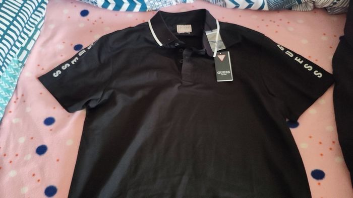 guess men shirt large black