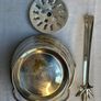 Price drop Vintage Epns Silverware Ice bucket , strainer & tongs. Image 2