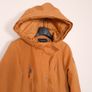 Vero Moda Ochre Mustard Orange Hooded Winter Parka Coat Size M Image 8