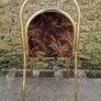 70s italian brass bamboo chair Image 2