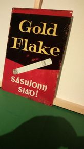 Wills Gold Flake tin metal sign