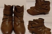 Pull &amp; Bear Brown Ankle Boots,