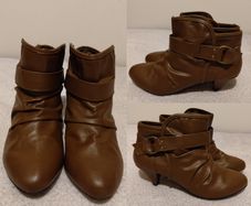 Pull & Bear Brown Ankle Boots,