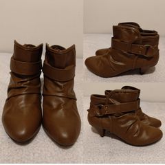 Pull & Bear Brown Ankle Boots,