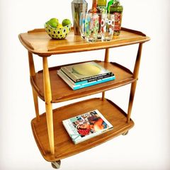 mid century Ercol drinks trolley