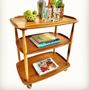 mid century Ercol drinks trolley