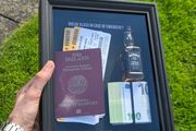 Gift 3D money frame art decor pictures