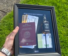 Gift 3D money frame art decor pictures