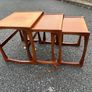Retro Vintage G Plan Quadrille nest of tables c1970 Image 2