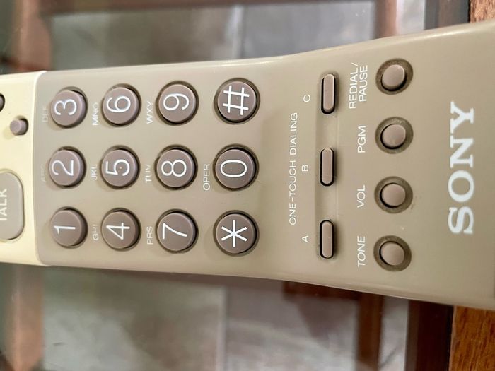SONY SPP 50 Cordless Telephone Handset only Rare 1980s 90s