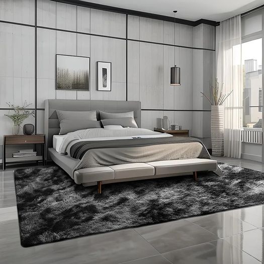 Rugs Living Room 200x300cm Soft Fluffy Area Rugs for Bedroom - Washable Rugs - Antiskid Large Shaggy Carpets Suit for Bedroom Dorm Nursery Kids Room Office Lounge Home Decor