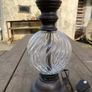 wood/glass lamp Image 2
