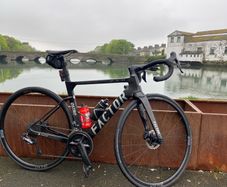 Factor Ostro VAM Di2 Carbon Aero Road Bike, Size 52, Raw Carbon Chrome