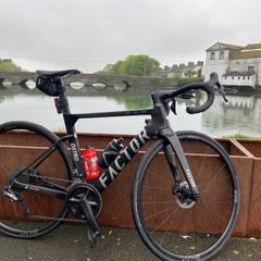 Factor Ostro VAM Di2 Carbon Aero Road Bike, Size 52, Raw Carbon Chrome