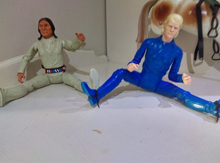 Vintage Marx Johnny West Action Figures