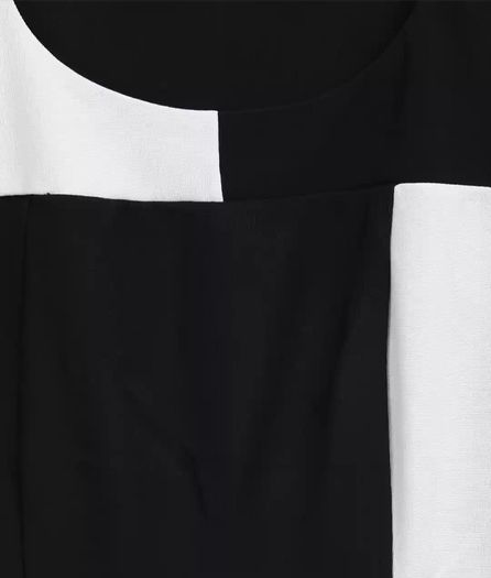 Vero Moda Black & White Colourblock Shift Dress