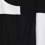 Vero Moda Black & White Colourblock Shift Dress Image 4