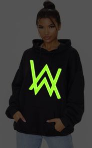Alan Walker hoodie glow in the dark logo hoodie Alan walker dj hoodie jumper