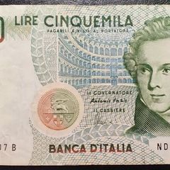 5000 Lire (Bellini) 1985 Italy