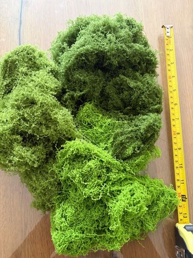 Artificial moss pack - 3 shades of green