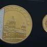 Malta 2008 euro coins set 24k Gold plated & Rhodium gilt Maltese medal limited edition Image 7